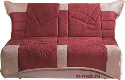 Диван кровать Август имеет съемный чехол, металлические каркас и спинку.