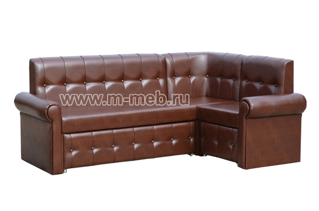 Барон -  уголок для кухни, габариты135х210х90 см, механизм  дельфин. 