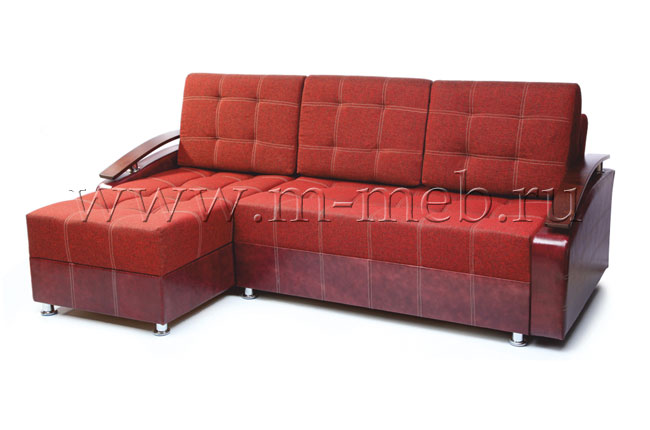 Угловой диван Бренд прилежание - L, габаритные размеры 163х235 см
