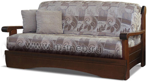 Декоративные элементы диванов Рея изготовлены из массива бука: наименование оттенка - тёмный.