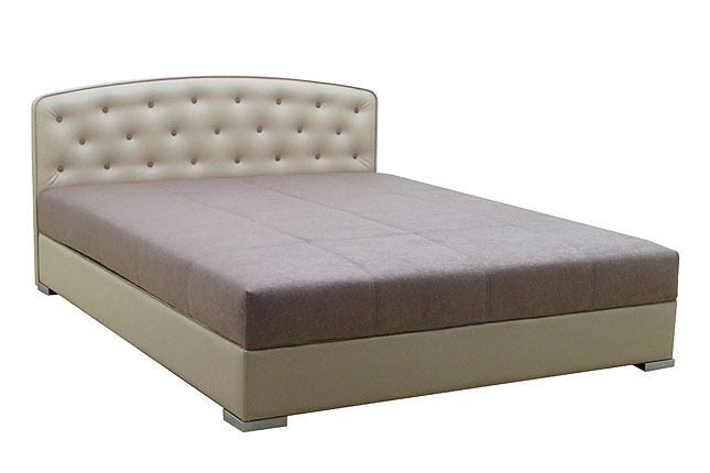Кровать Стиль мягкое стёганое изголовье, изготавливается по индивидуальным размерам.